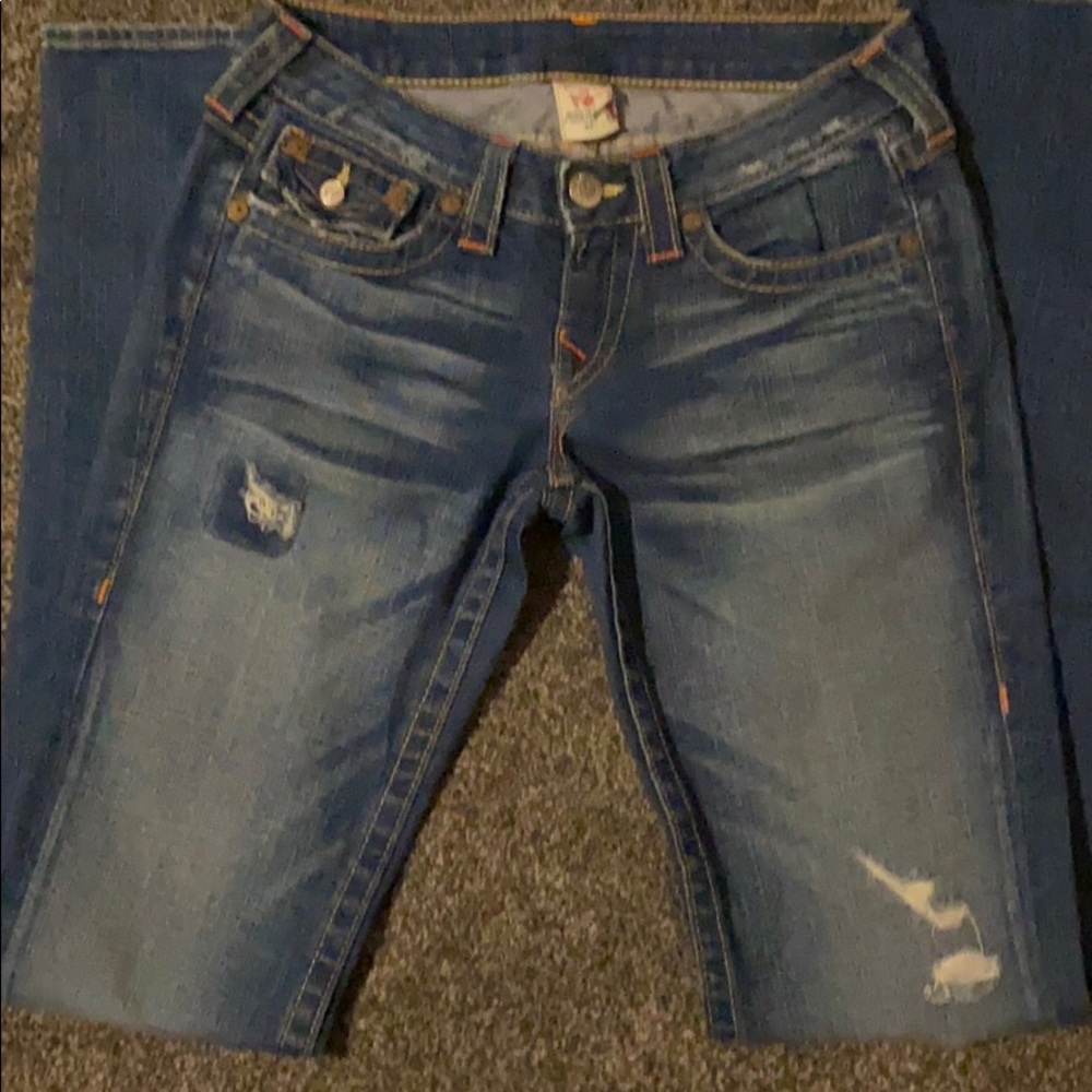 True Religion distressed Julie Jeans size 27